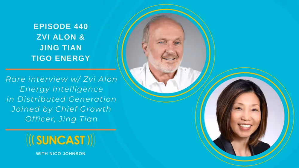 Tigo on the SunCast: Energy Intelligence in Distributed Generation